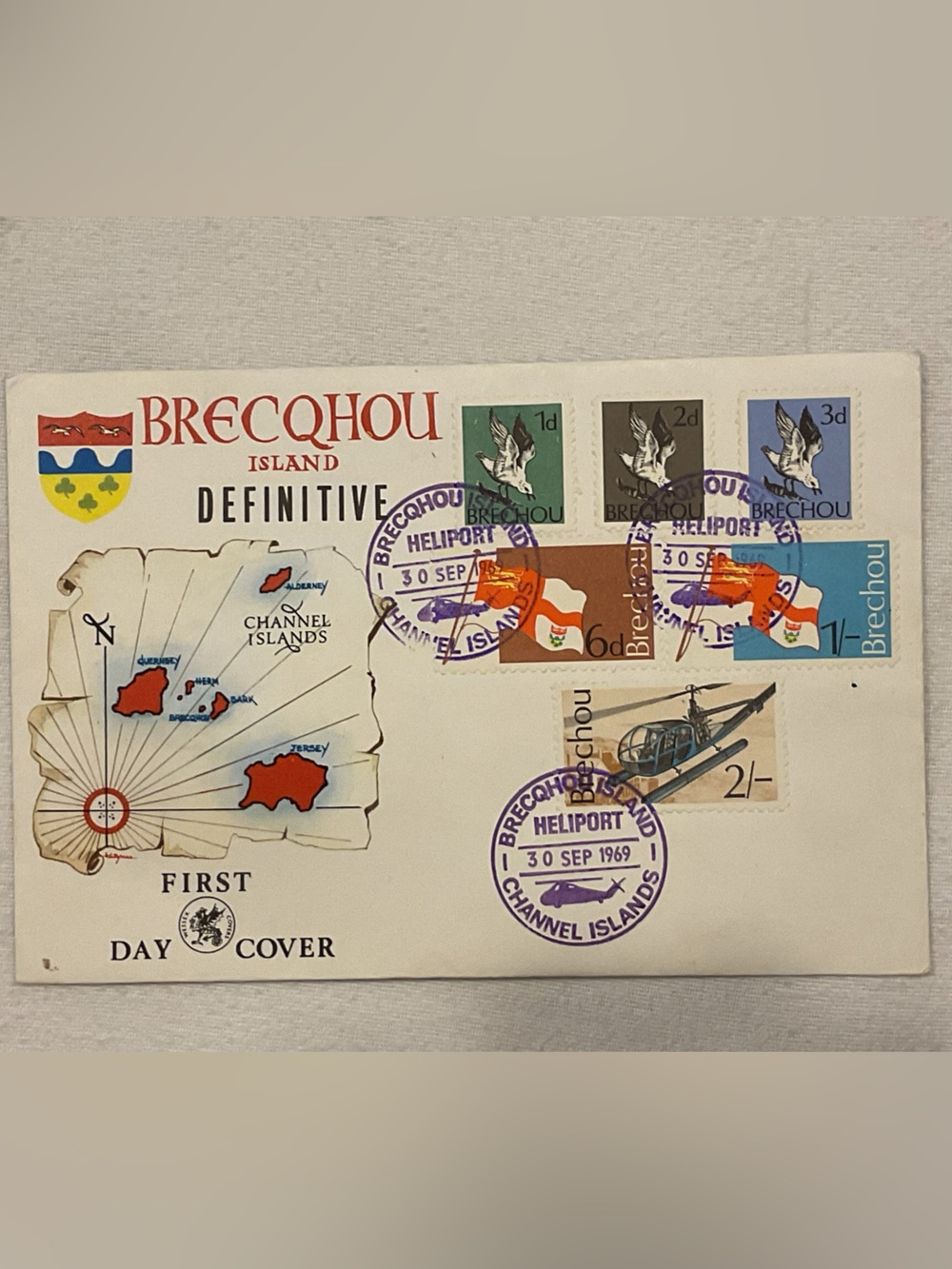 Brecqhou Island First Day Cover 1969